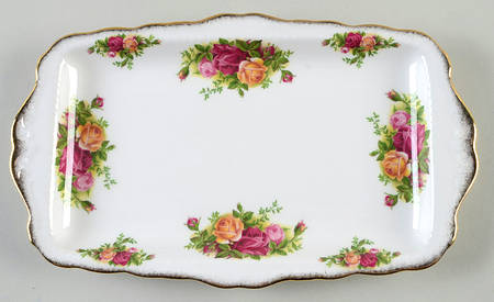 Old Country Roses Large Sandwich Tray