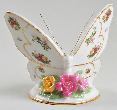 Old Country Roses Figural Tea Light Candleholder