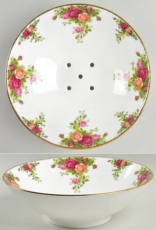 Old Country Roses Fruit Strainer