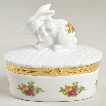 Old Country Roses Small Hinged Box