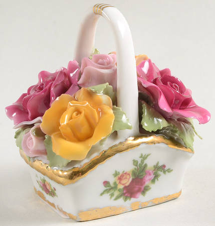 Old Country Roses Rose Basket
