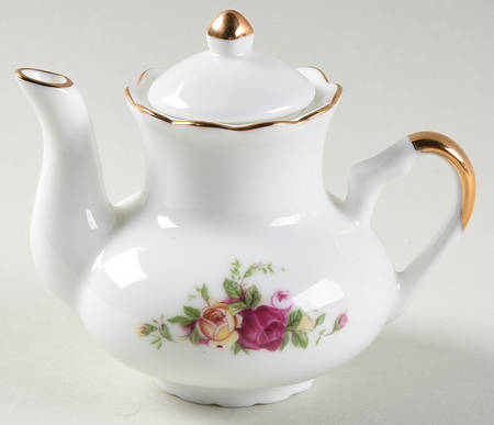 Old Country Roses Miniature Teapot & Lid