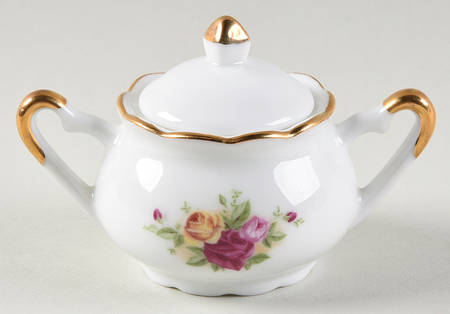 Old Country Roses Miniature Sugar Bowl & Lid