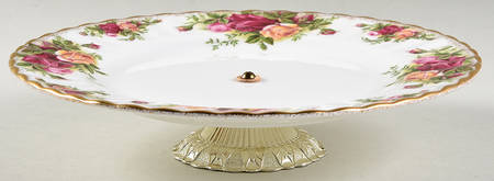 Old Country Roses Tidbit Plate