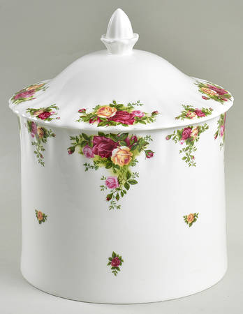 Old Country Roses Biscuit Barrel & Lid