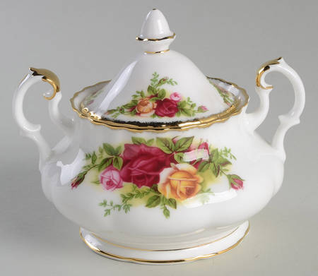 Old Country Roses Sugar Bowl & Lid