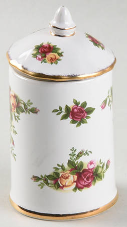 Old Country Roses Small Spice Jar & Lid