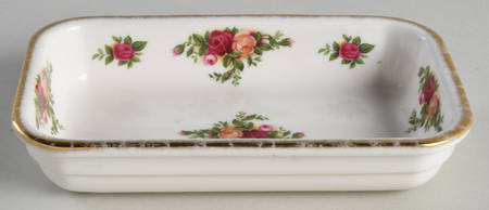 Old Country Roses 6" Rectangular Tray