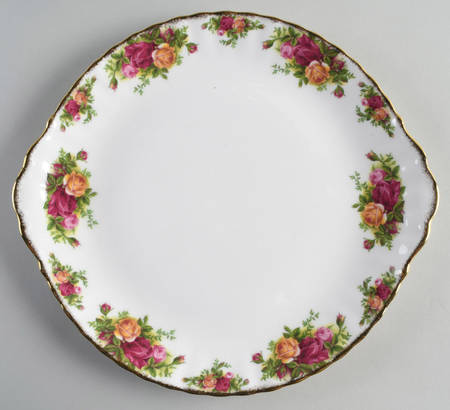 Old Country Roses Handled Cake Plate by Royal Albert