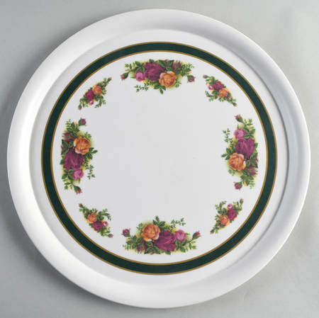 Old Country Roses 13" Round Melamine Tray by Royal Albert