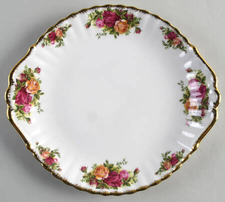 Old Country Roses Handled Cake Plate by Royal Albert