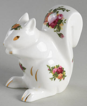 Old Country Roses Squirrel Figurine
