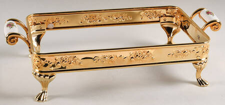 Old Country Roses Metal Rect Baker Base by Royal Albert
