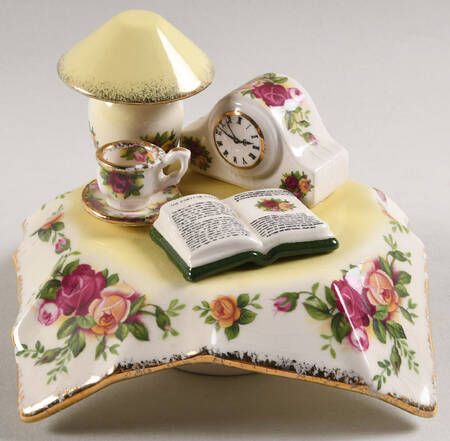 Old Country Roses Lid for Figural Teapot
