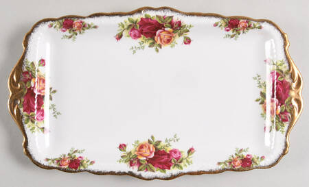 Old Country Roses Large Sandwich Tray