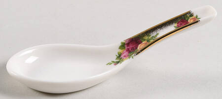 Old Country Roses Chinese Spoon
