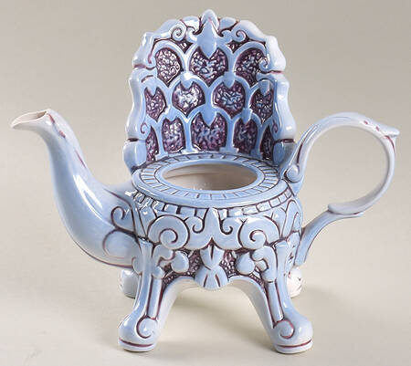Old Country Roses Figural Teapot No Lid