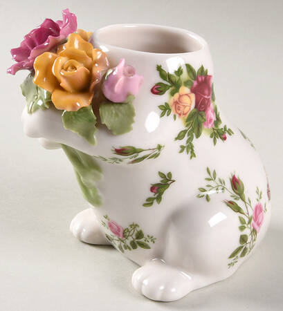 Old Country Roses Figural Sugar Bowl No Lid
