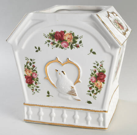 Old Country Roses Figural Cookie Jar No Lid by Royal Albert
