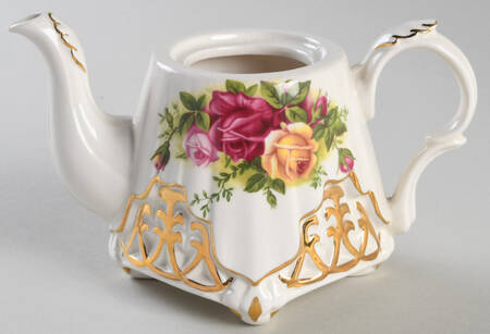 Old Country Roses Mini Figural Teapot No Lid