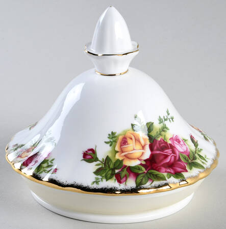 Old Country Roses Lid for Large Storage Jar by Royal Albert