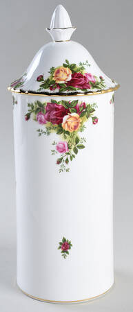 Old Country Roses Large Storage Jar & Lid