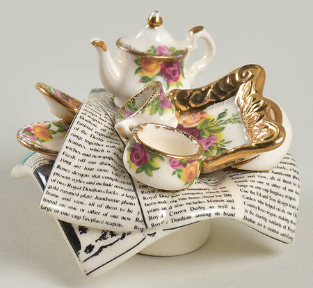 Old Country Roses Lid for Mini Figural Teapot