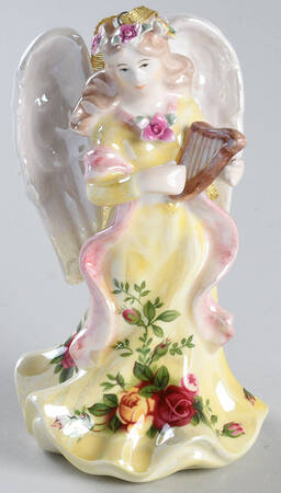 Old Country Roses Musical Angel Ornament by Royal Albert