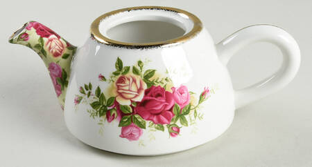 Old Country Roses Individual Teapot with Cup Teapot No Lid