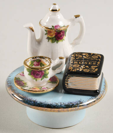 Old Country Roses Lid for Mini Figural Teapot