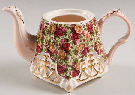Old Country Roses Mini Figural Teapot No Lid