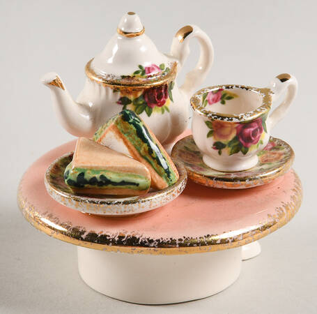 Old Country Roses Lid for Mini Figural Teapot