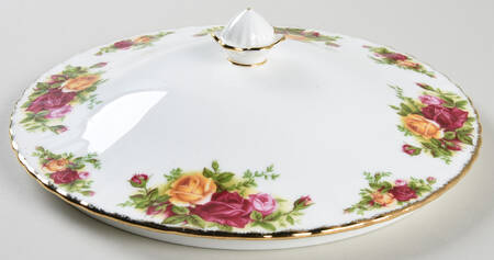 Old Country Roses Round Vegetable No Lid