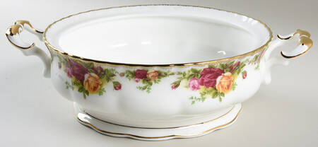 Old Country Roses Lid for Round Vegetable
