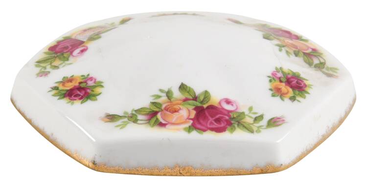 Old Country Roses Lid for Hexagonal Box