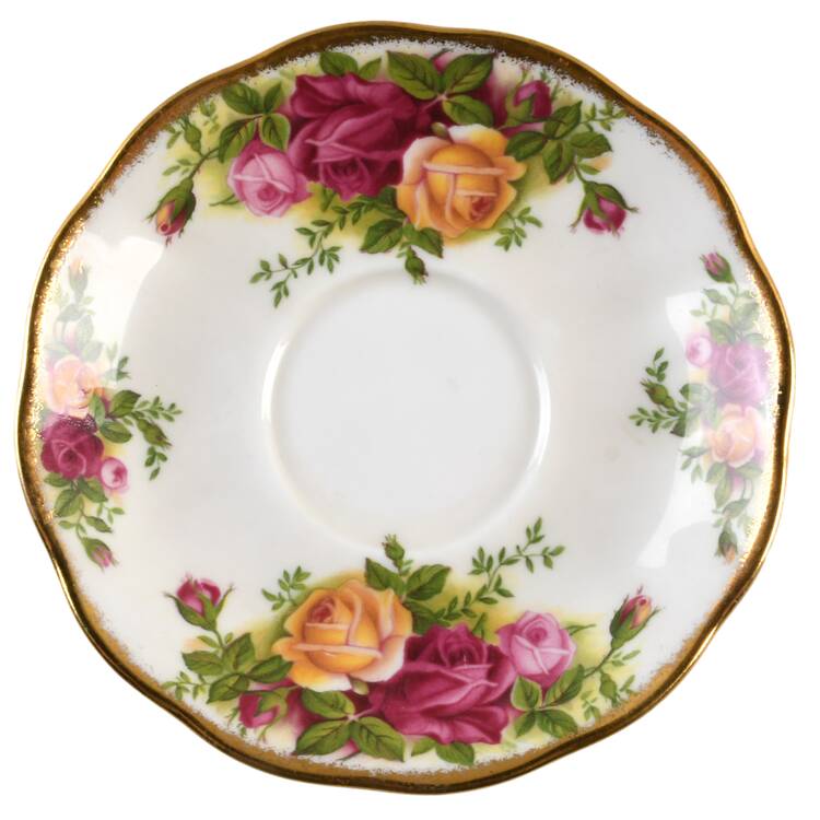 Old Country Roses Saucer for Demitasse Cup by Royal Albert