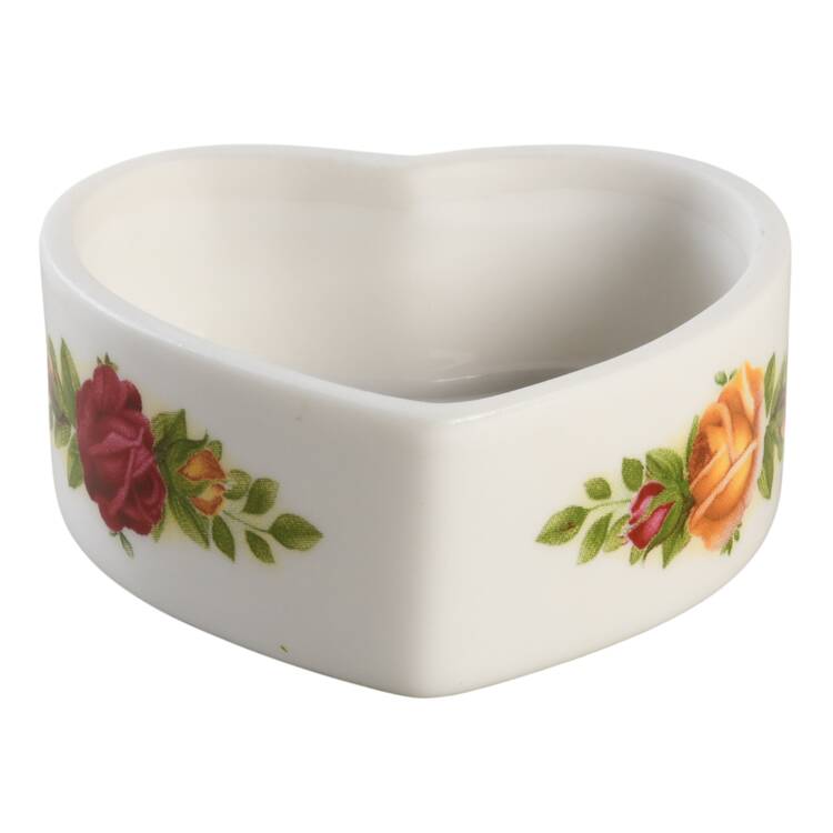 Old Country Roses Heart Shape Box No Lid