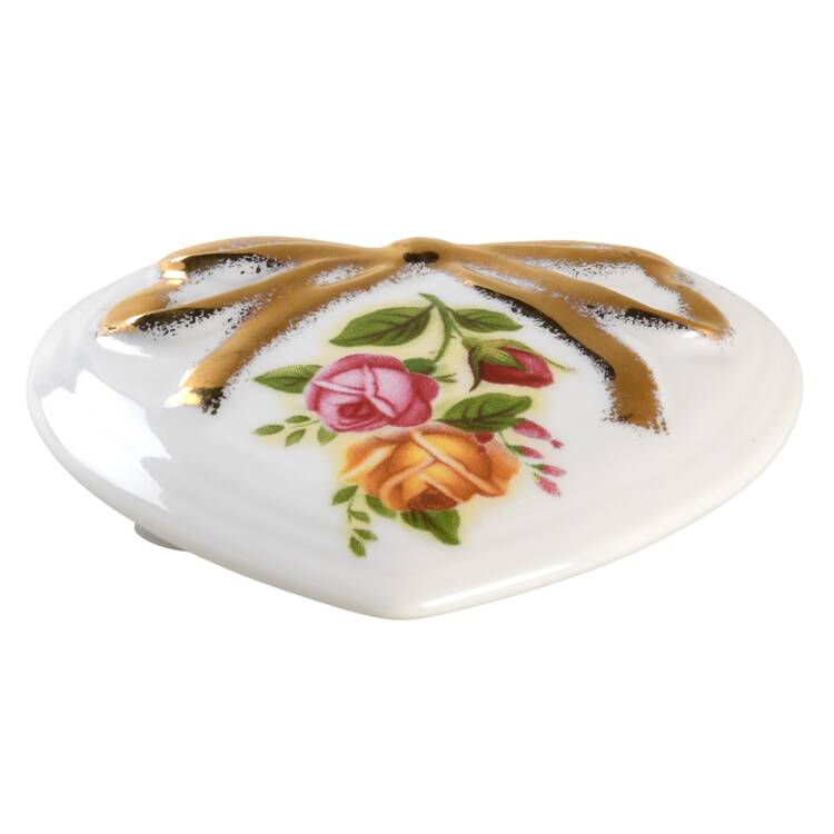 Old Country Roses Lid for Heart Shape Box