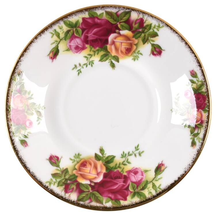 Old Country Roses Saucer for Flat Demitasse Cup
