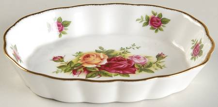 Old Country Roses 5" Oval Tray by Royal Albert