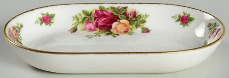 Old Country Roses Pickle Dish