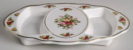 Old Country Roses Appetizer Plate