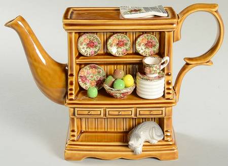 Old Country Roses Mini Figural Teapot & Lid