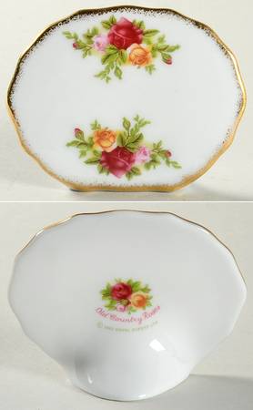 Old Country Roses Small Placard/Place Card Holder