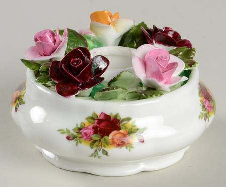 Old Country Roses Figural Candlestick by Royal Albert