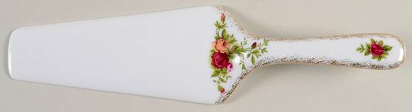 Old Country Roses Solid Ceramic Pie/Cake Server