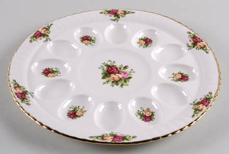 Old Country Roses Deviled Egg Plate