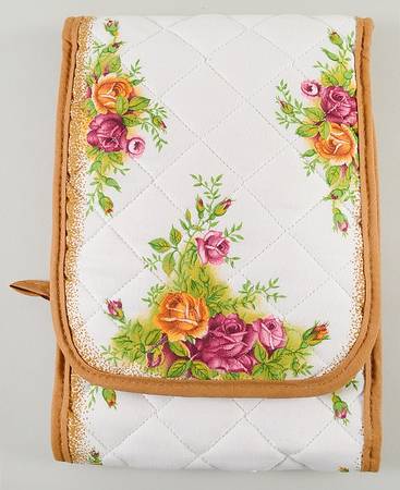 Old Country Roses Cloth Double Oven Mitt