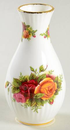 Old Country Roses 4" Bud Vase by Royal Albert