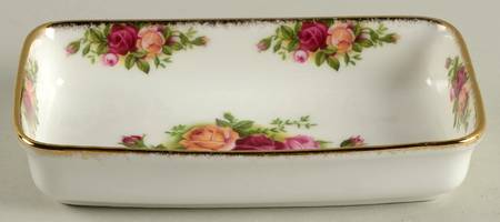 Old Country Roses 6" Rectangular Tray